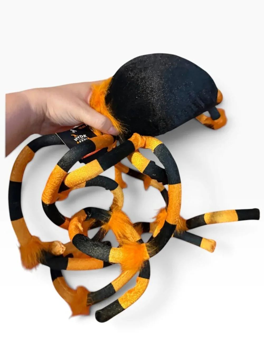 NWT Hyde and EEK! Boutique Plush Spider – Black & Orange – Halloween Decor